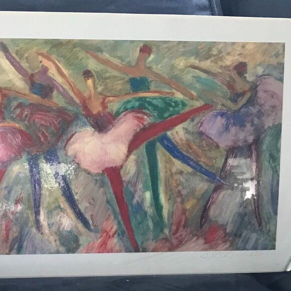 Barbara A. Wood “ The Ensemble” Serio Lithograph Hand Signed - Picture 2 of 9